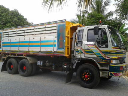 ขายรถบรรทุกสิบล้อดั๊มพ์ HINO 3M เครื่อง 240 แรง 2 เพลา ด.มิเนียม ปี 39 พร้อมระบบลากพ่วง