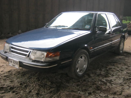 SAAB, 9000 CD ปี 95 วางเครื่องToyotaเกียร์ออโต้ ใช้LPG2นำมัน59000