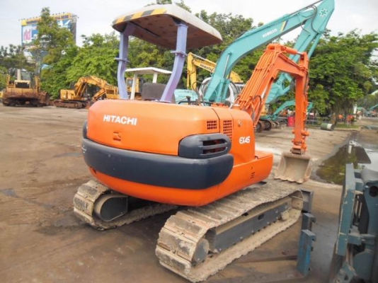 รถแบ็คโฮ ราคาถูก สภาพดีมาก นำเข้า HITACHI EX45 สวย 390,000บาท