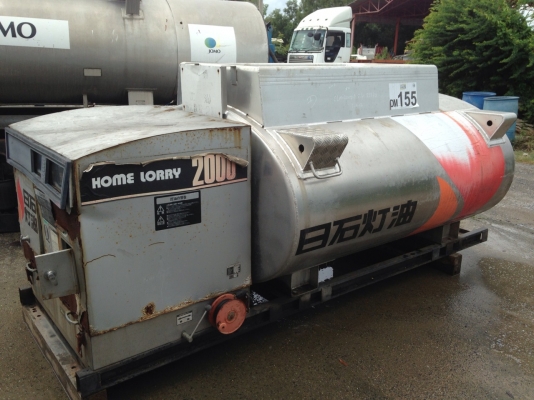 ขายถังน้ำมัันมิเนียม 2000 ลิตร พร้อมมิเตอร์หัวจ่าย