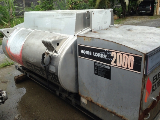 ขายถังน้ำมัันมิเนียม 2000 ลิตร พร้อมมิเตอร์หัวจ่าย