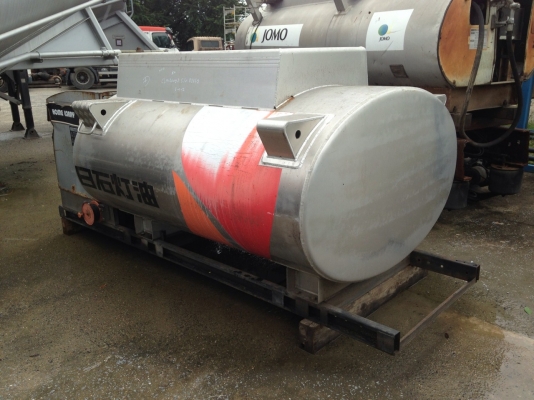 ขายถังน้ำมัันมิเนียม 2000 ลิตร พร้อมมิเตอร์หัวจ่าย