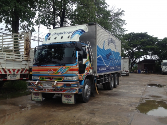 HINO HI-TECH  เปลี่ยนเครื่อง 220 hp ตู้เปียก รุจโอฬาร