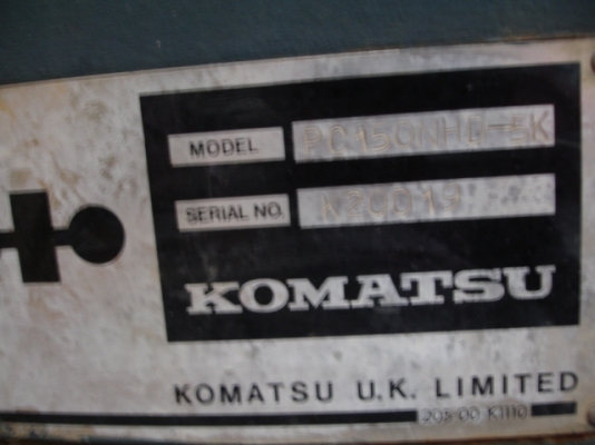 PC150NHD-5K นำเข้าจากยุโรป สภาพดีมาก ช่วงล่างเต็ม ไฟฟ้าเต็ม