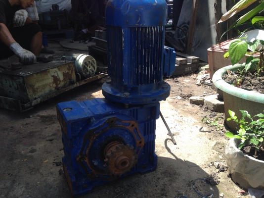 ขายมอเตอร์เกียร์ Elektim 3 HP. อัตราทด 1:60 เพลาออกได้ 2 ข้าง สภาพสวย พร้อมใช้งาน มี 2 ตัว ครับ สนใจโทร. 082-561-8028 / 085-177-2887 lineID: mananon1919