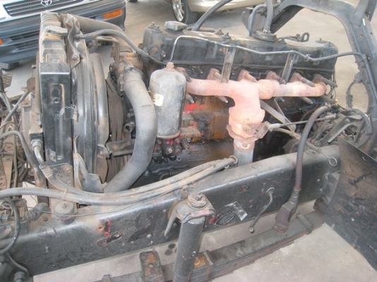 หัว อีซูซุ ร็อคกี้ หัวนอกแท้ แต่งสีแล้ว ขายพร้อมเครื่อง 6SA1