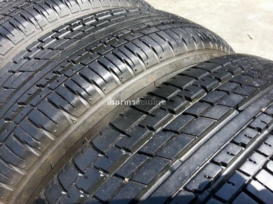 ล้อกะทะCity/Jazz15" 4รู100 + ยาง Bridgestone Turanza 175/65/15 ปลายปี12