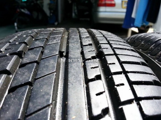 ล้อกะทะCity/Jazz15" 4รู100 + ยาง Bridgestone Turanza 175/65/15 ปลายปี12
