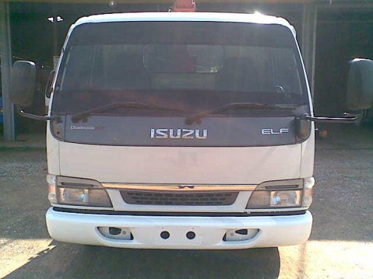 ขายรถบรรทุก6ล้ออีซุซุ NPR 140 แรง ติดเครนยูนิค 2.9ตัน4ปลอก