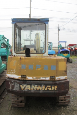 รถขุด YANMAR YB351 เก่านอก มีเก๋ง+ใบมีด