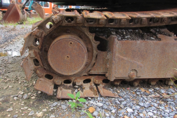 รถขุด YANMAR YB351 เก่านอก มีเก๋ง+ใบมีด