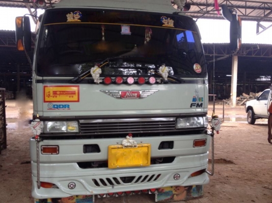 รถฮีโน่ 10 ล้อ พื้นเรียบ FM3M 240 แรงม้า ( ขายแม่ลูก )  สนใจติดต่อ 081 - 6079515