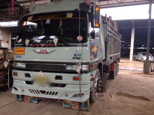 รถฮีโน่ 10 ล้อ พื้นเรียบ FM3M 240 แรงม้า ( ขายแม่ลูก )  สนใจติดต่อ 081 - 6079515