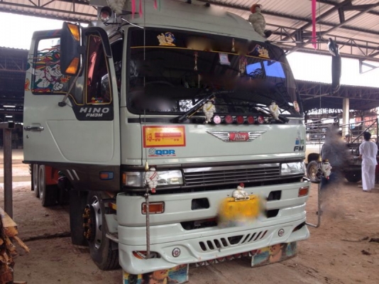 รถฮีโน่ 10 ล้อ พื้นเรียบ FM3M 240 แรงม้า ( ขายแม่ลูก )  สนใจติดต่อ 081 - 6079515