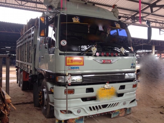 รถฮีโน่ 10 ล้อ พื้นเรียบ FM3M 240 แรงม้า ( ขายแม่ลูก )  สนใจติดต่อ 081 - 6079515