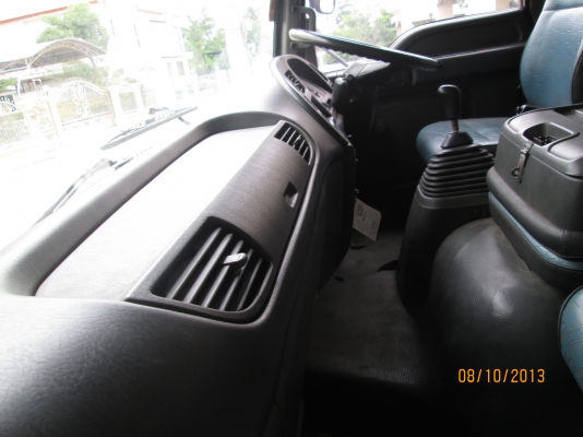 ISUZU-P2เดทก้า-เครื่อง6HH1-7,20เมตร-ตู้3บานมีลิฟหลัง-มือ1ออกห้าง-