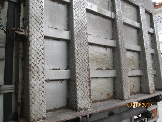 ISUZU-P2เดทก้า-เครื่อง6HH1-7,20เมตร-ตู้3บานมีลิฟหลัง-มือ1ออกห้าง-