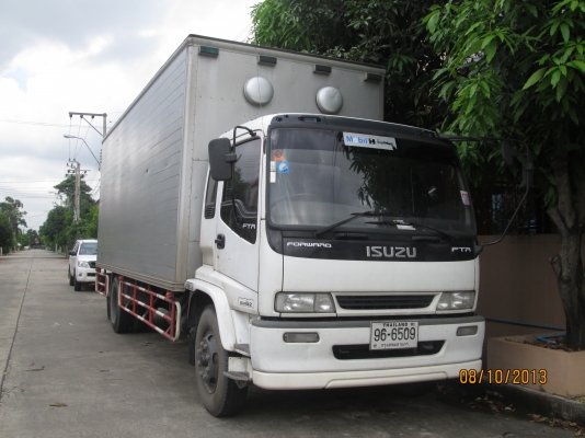 ISUZU-P2เดทก้า-เครื่อง6HH1-7,20เมตร-ตู้3บานมีลิฟหลัง-มือ1ออกห้าง-