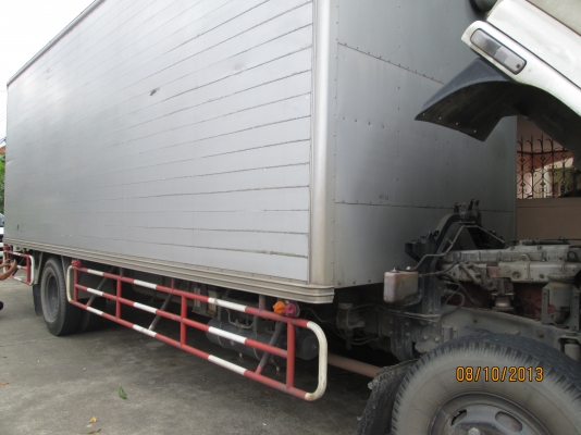 ISUZU-P2เดทก้า-เครื่อง6HH1-7,20เมตร-ตู้3บานมีลิฟหลัง-มือ1ออกห้าง-