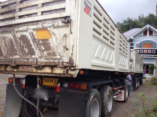 รถฮีโน่ 10 ล้อดั้ม 380 แรงม้า ปี 55 ( ขายแม่,ลูก )  สนใจติดต่อ 081 - 6079515