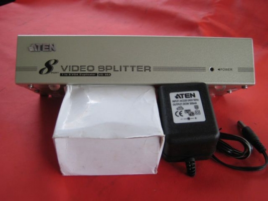 ขาย ATEN VS98A 8-Port Video Splitter 1200  รวมค่าส่ง สินค้าใหม่ ซื้อมายังไม่ได้ใช้เลยสักครั้ง
