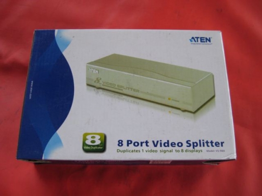 ขาย ATEN VS98A 8-Port Video Splitter 1200  รวมค่าส่ง สินค้าใหม่ ซื้อมายังไม่ได้ใช้เลยสักครั้ง
