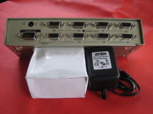 ขาย ATEN VS98A 8-Port Video Splitter 1200  รวมค่าส่ง สินค้าใหม่ ซื้อมายังไม่ได้ใช้เลยสักครั้ง