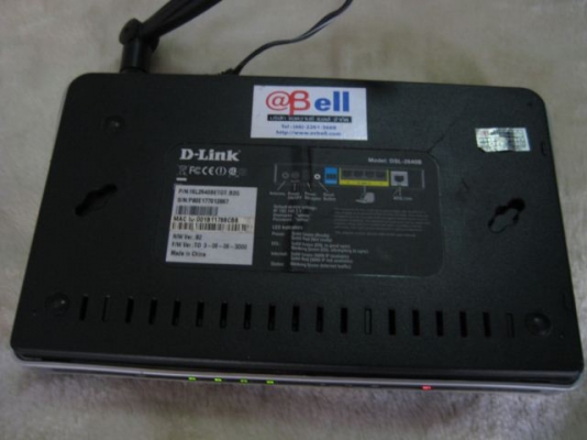 ขาย wireless Router D-Link DSL-G604T adsl 4 port ครบทุกอย่างในตัวเดียว มือสองใช้งานปกติ เป็น All in one คือมีทั้ง Modem ADSL + HUB 4 Port + Wireless พร้อมอะแดปเตอร์ ราคา 450 พร้อมส่ง ขาย wireless Router D-Link DSL-G604T adsl 4 port ครบทุกอย่างในตัวเดียว มือสองใช้งานปกติ เป็น All in one คือมีทั้ง Modem ADSL + HUB 4 Port + Wireless พร้อมอะแดปเตอร์ ราคา 450 พร้อมส่ง