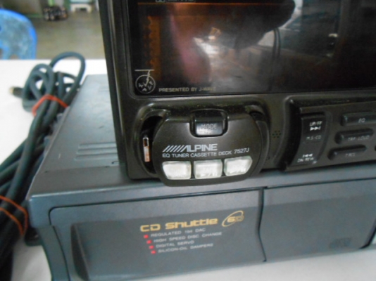 เทป 2 ดิน 7527 j+ตู้cd s620 alpine 6 แผ่น พร้อมสายคอลโทรล เทป 2 ดิน 7527 j+ตู้cd s620 alpine 6 แผ่น พร้อมสายคอลโทรล