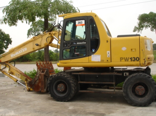 Komatsu PW130-6K สภาพดี นำเข้าจากยุโรป ราคาเบา ๆ รถถึงไทยแล้วครับ