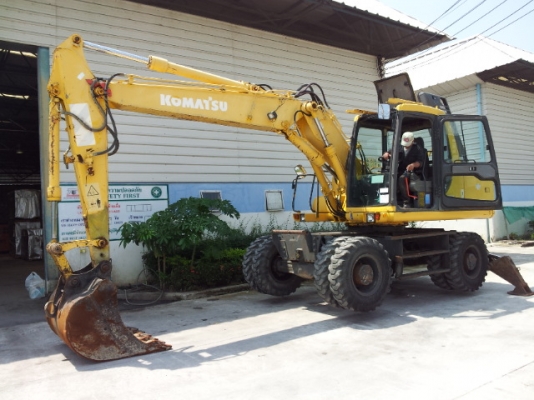 Komatsu PW130-6K สภาพดี นำเข้าจากยุโรป ราคาเบา ๆ รถถึงไทยแล้วครับ