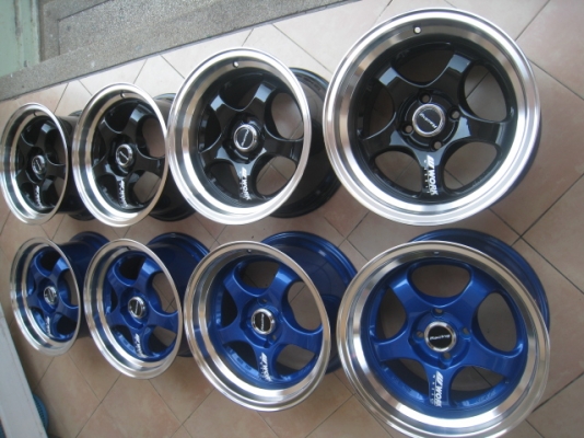 ขายล้อแม็กใหม่ S1 ขอบ15xหน้า 7.5 et38 หลัง 8.5 et25 4รู100พร้อมจุ๊ป Rays 1 ชุดครับ สนใจติดต่อเล็กคลองสามครับ (081-3747940)