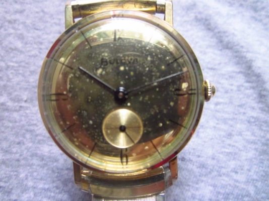 +++++ BULOVA สวิสเมดเรือนทอง 10kโกลด์เพลทหน้าทอง +++++