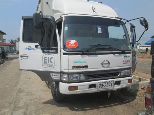 ขายรถ 6 ล้อใหญ่ตู้ทึบ HINO FD2 ติดก็าซ cng