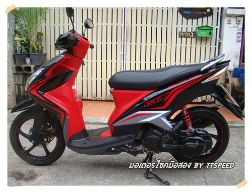ขาย Mio 125 GTX ล้อแม็กรถบ้านวิ่งน้อยจดปี 55