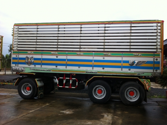 ขายรถพ่วง 22 ล้อ 2 เพลา แม่-ลูก กระบะเนียมคอกเกษตรดั้ม ISUZU FXZ DECA 360 ปี.52 ปรายปี รถสวยมาก วิ้งน้อย สนใจโทร