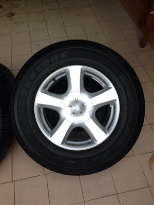 ขายแม็กIsuzu D-MAX V-Crossพร้อมยาง265/65/17 BRIDGESTONE 1 ชุด ขายแม็กIsuzu D-MAX V-Crossพร้อมยาง265/65/17 BRIDGESTONE 1 ชุด