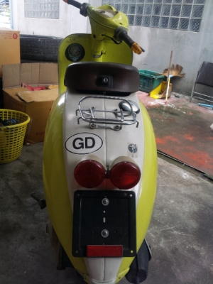 ขายหรือแลกรถทรงvespa50ccสภาพดี