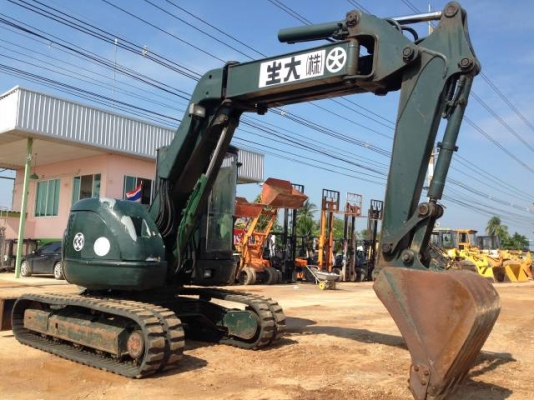 ขายรถแบคโฮ KOBELCO SK 75 UR-2 มีVDOครับ รถนอกนำเข้าจากญี่ปุ่นแท้ สวยมากๆแทร็คยางเต็ม ปั้มนิ้ว คอลโทรลสั้น นำเข้าจากญิ่ปุ่น ติดต่อ 081-2990958