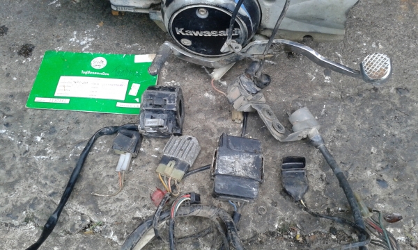 ขายเครื่อง คาวาซากิ คาเซ่ 112ซีซี'' สตาร์ทมือ'' อุปรกรครบราคา 4650บ.พร้อมส่ง