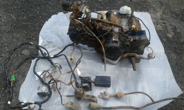 ขายเครื่อง คาวาซากิ คาเซ่ 112ซีซี'' สตาร์ทมือ'' อุปรกรครบราคา 4650บ.พร้อมส่ง