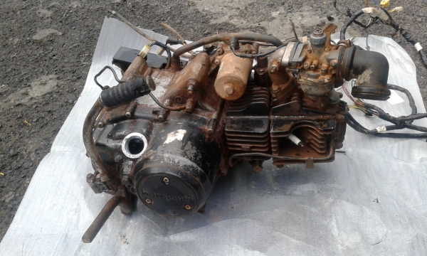 ขายเครื่อง คาวาซากิ คาเซ่ 112ซีซี'' สตาร์ทมือ'' อุปรกรครบราคา 4650บ.พร้อมส่ง