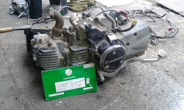 ขายเครื่อง คาวาซากิ คาเซ่ 112ซีซี'' สตาร์ทมือ'' อุปรกรครบราคา 4650บ.พร้อมส่ง