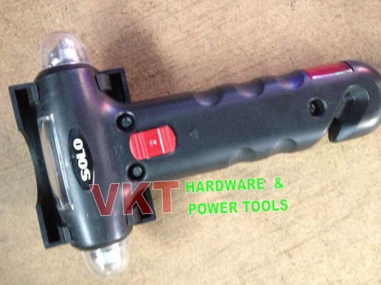 ค้อนทุบกระจกรถยนต์ SOLO 3 in 1