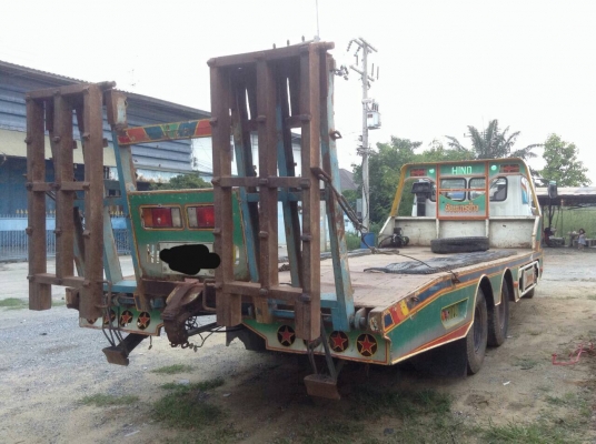 เทรนเลอร์บรรทุกรถเกี่ยวข้าว. รถตีดิน เทรนเลอร์บรรทุกรถเกี่ยวข้าว. รถตีดิน