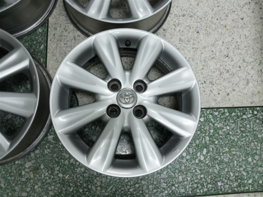 ล้อแม็ก toyota yaris โตโยต้า ยาริส สวยๆ ขอบไม่มีเบียด ไม่คดไม่ดุ้ง