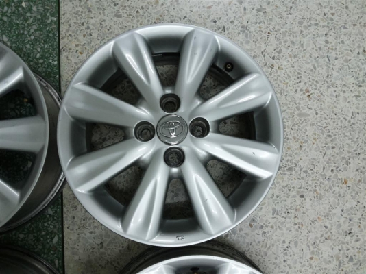 ล้อแม็ก toyota yaris โตโยต้า ยาริส สวยๆ ขอบไม่มีเบียด ไม่คดไม่ดุ้ง