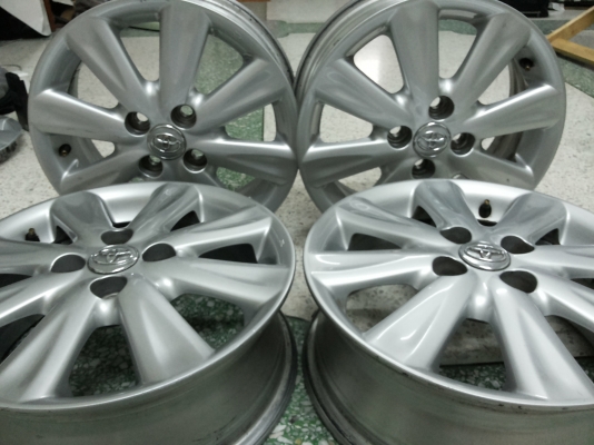 ล้อแม็ก toyota yaris โตโยต้า ยาริส สวยๆ ขอบไม่มีเบียด ไม่คดไม่ดุ้ง