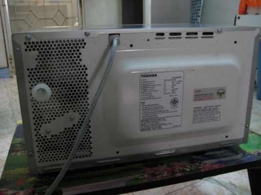 Microwave Toshiba ER-G23SC(W) สีบรอนท์ สภาพใหม่มาก 1600 บาท