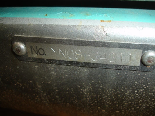 ถึงไทยแล้ว SK200-6E YN08-34311 แทร็ค 800 mm 6530 ชม. แท้ ๆ จากญี่ปุ่น